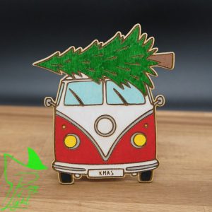 BulliBus mit Tannenbaum